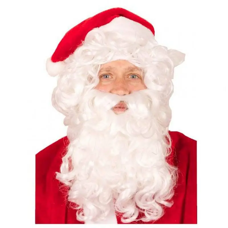 Perruque et barbe Père Noël
