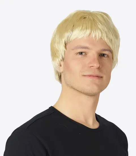Perruque homme blonde