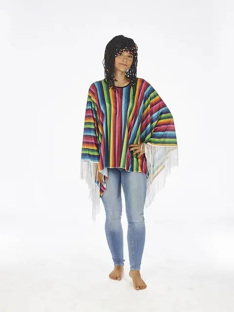 Perruque mi-longue rasta perles