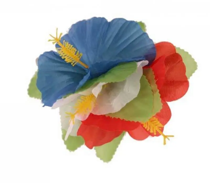 Pince à cheveux fleurs d'hibiscus