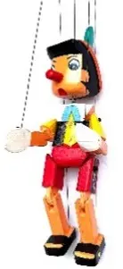 Pinocchio marionnette articulée 1m20