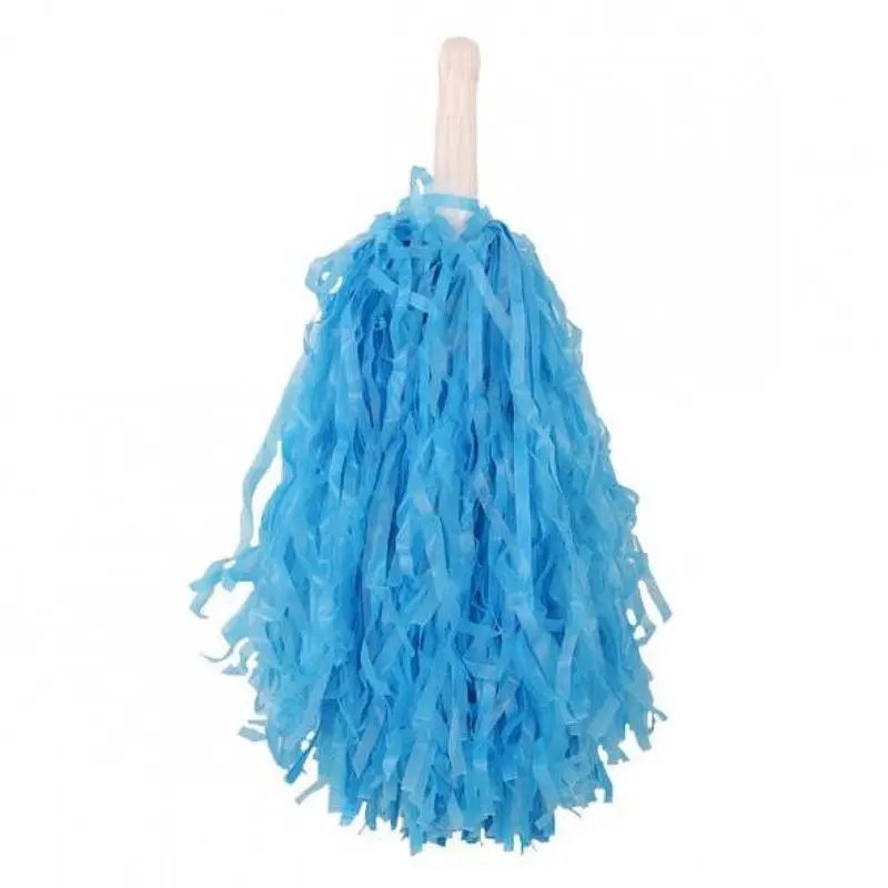 Pompon de supporter bleu à manche