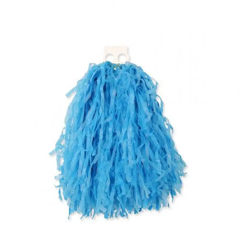 Pompon de supporter bleu à poignée