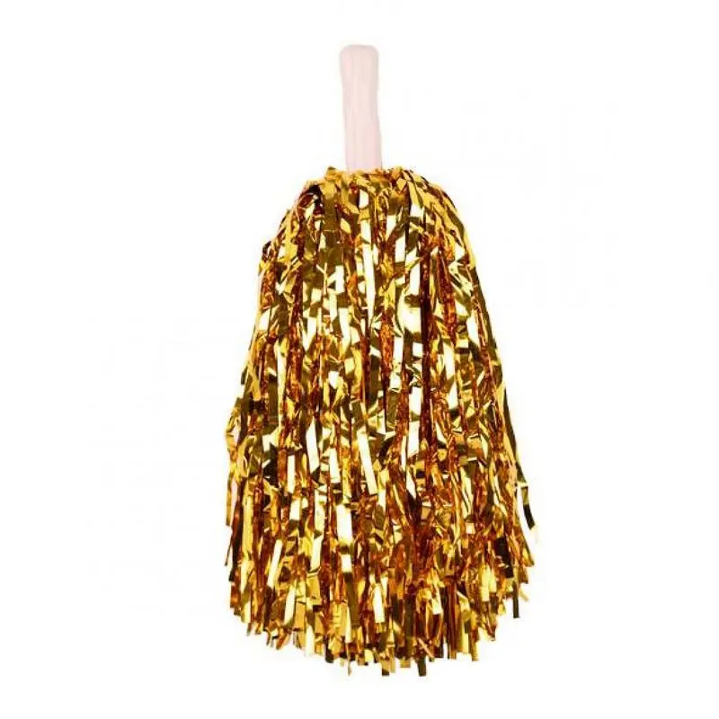 Pompon de supporter doré à manche
