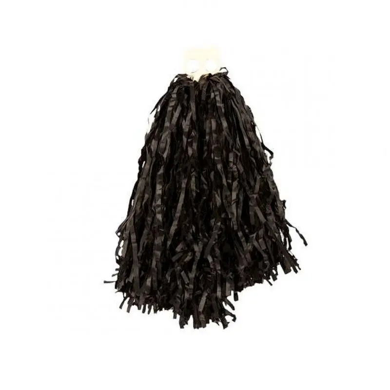 Pompon de supporter noir à poignée