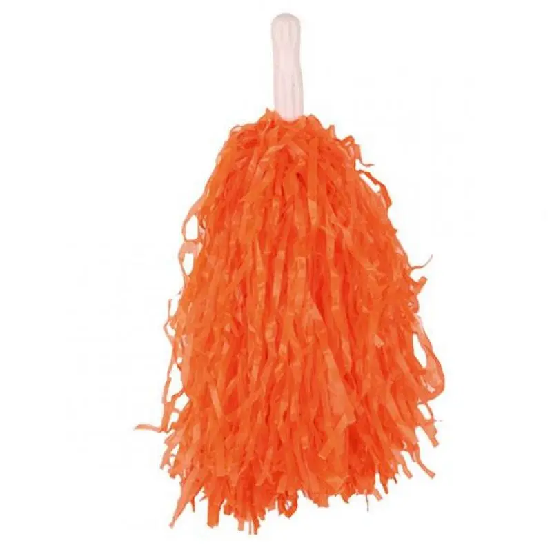 Pompon de supporter orange à manche