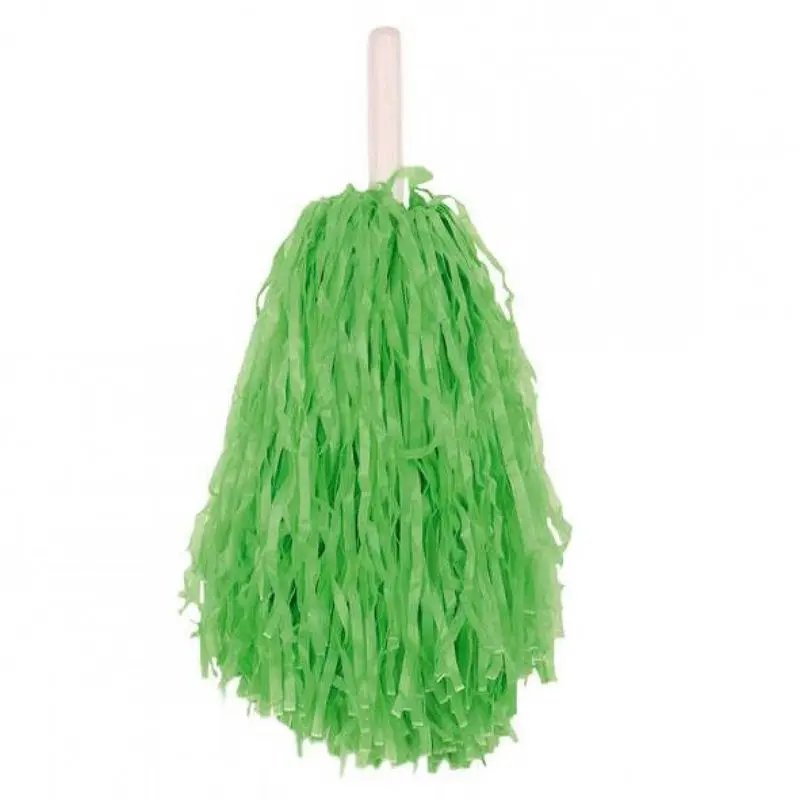 Pompon de supporter vert à manche