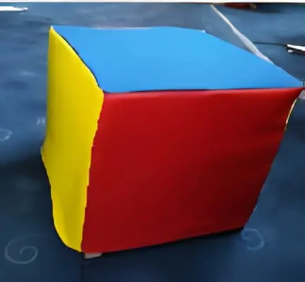 Pouf tricolore