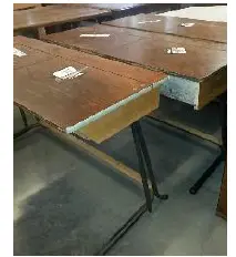 Pupitre d'écolier