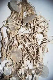 Raphia avec coquillages
