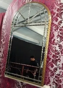 Roméo et Juliette miroir biseauté