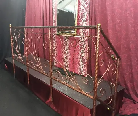 Roméo et Juliette rambarde en fer forgé