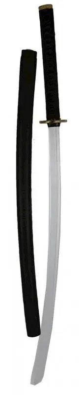 Sabre de samouraï avec fourreau noir 105 cm