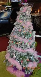 Sapin décoré "candy"