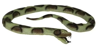 Serpent en latex 1m50
