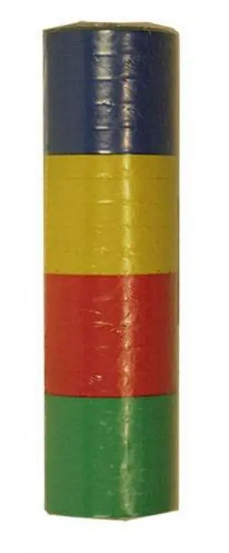 Serpentins en rouleau quatre couleurs