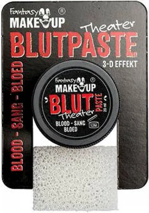 Set de faux sang en pâte avec éponge