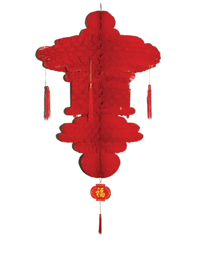 Suspension origami plastique