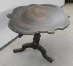 Table guéridon pied central 1m20