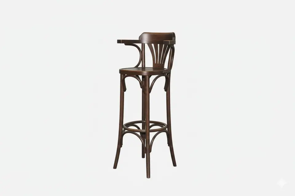 Tabouret haut avec dossier