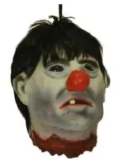 Tête coupée clown