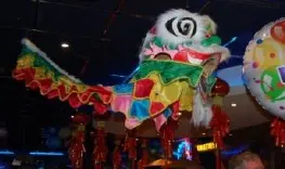 Tête "Danse du Lion" Dragon 135cm