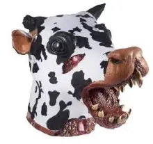 Tête de vache latex 46cm
