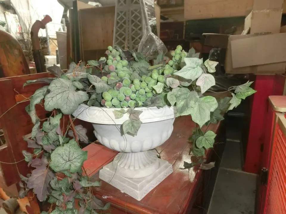 Vase en plastique