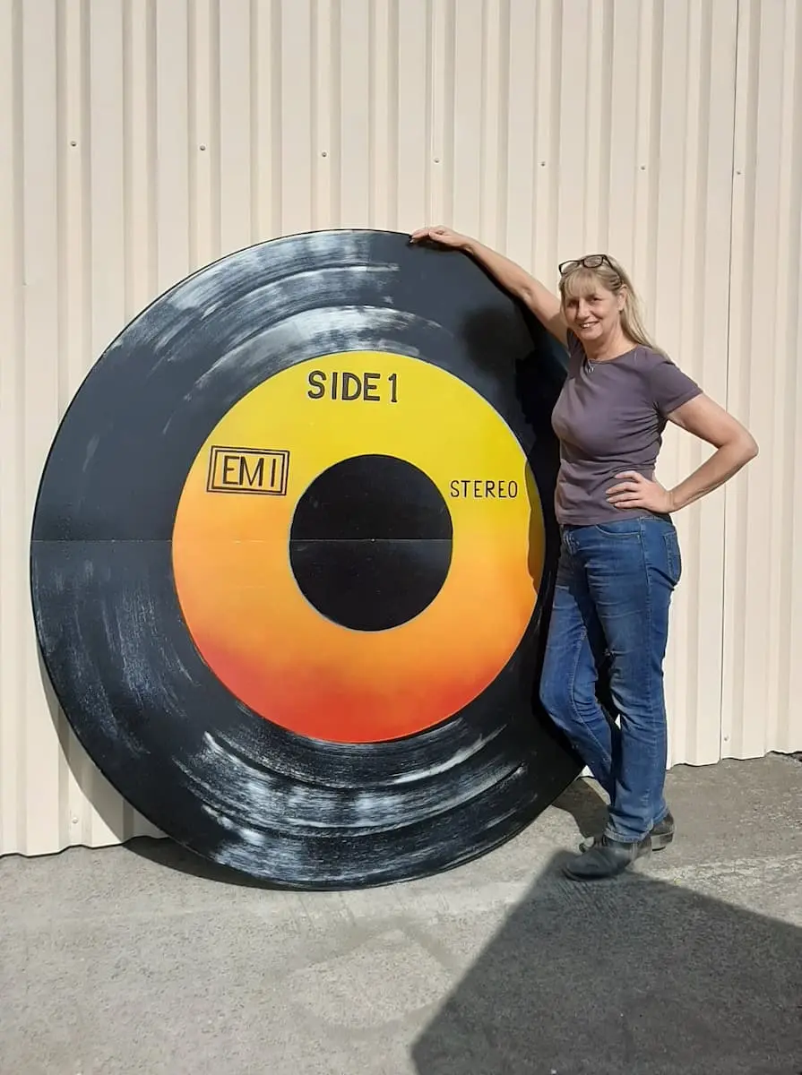 Vinyle géant