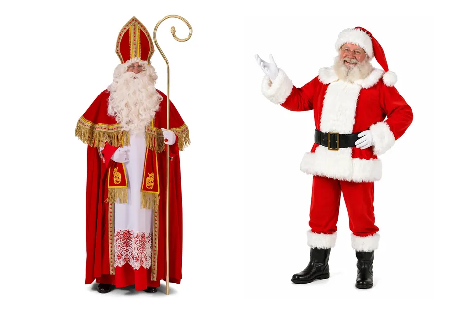 Costumes professionnels de Saint-Nicolas et de Père Noël disponibles à la location